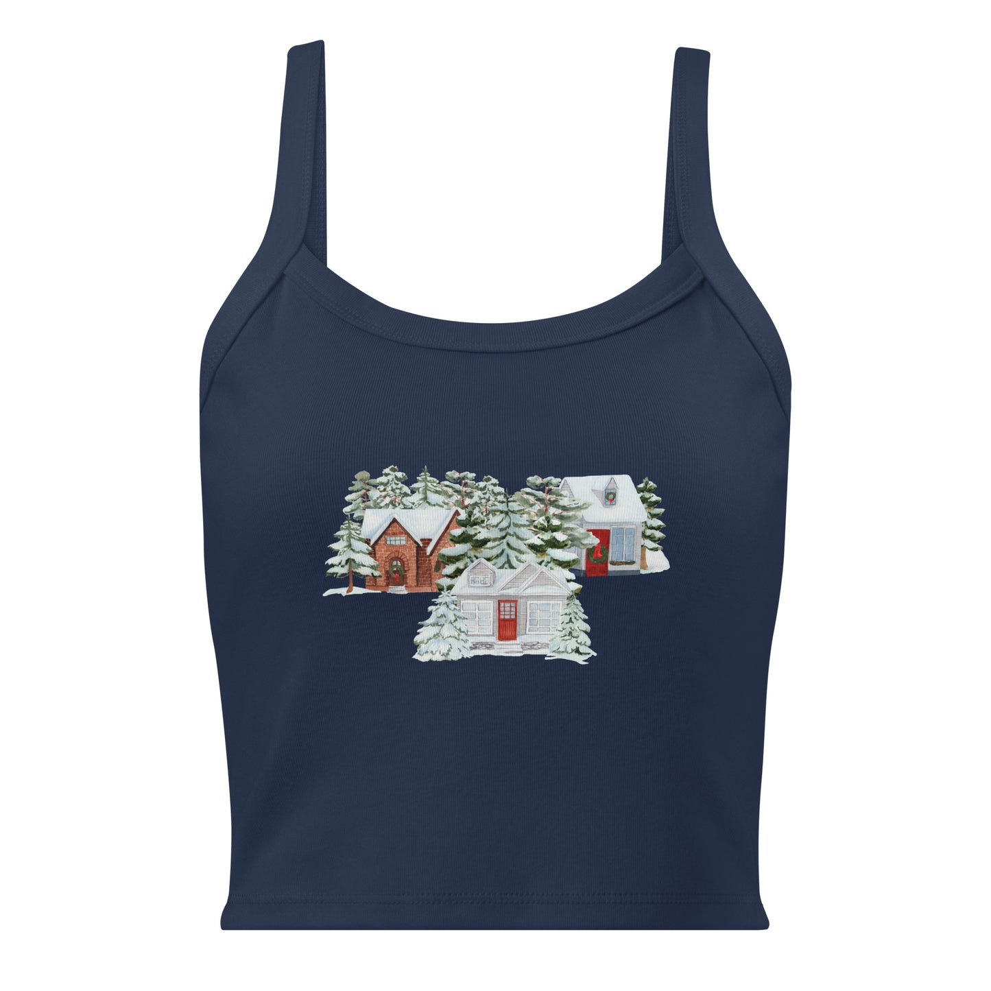 Snow Falls Women’s Micro-Rib Tank Top