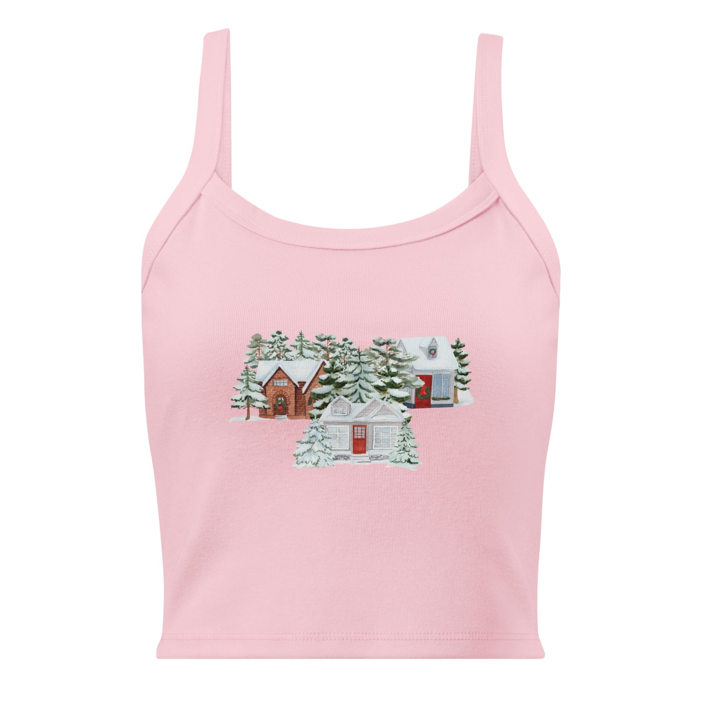 Snow Falls Women’s Micro-Rib Tank Top
