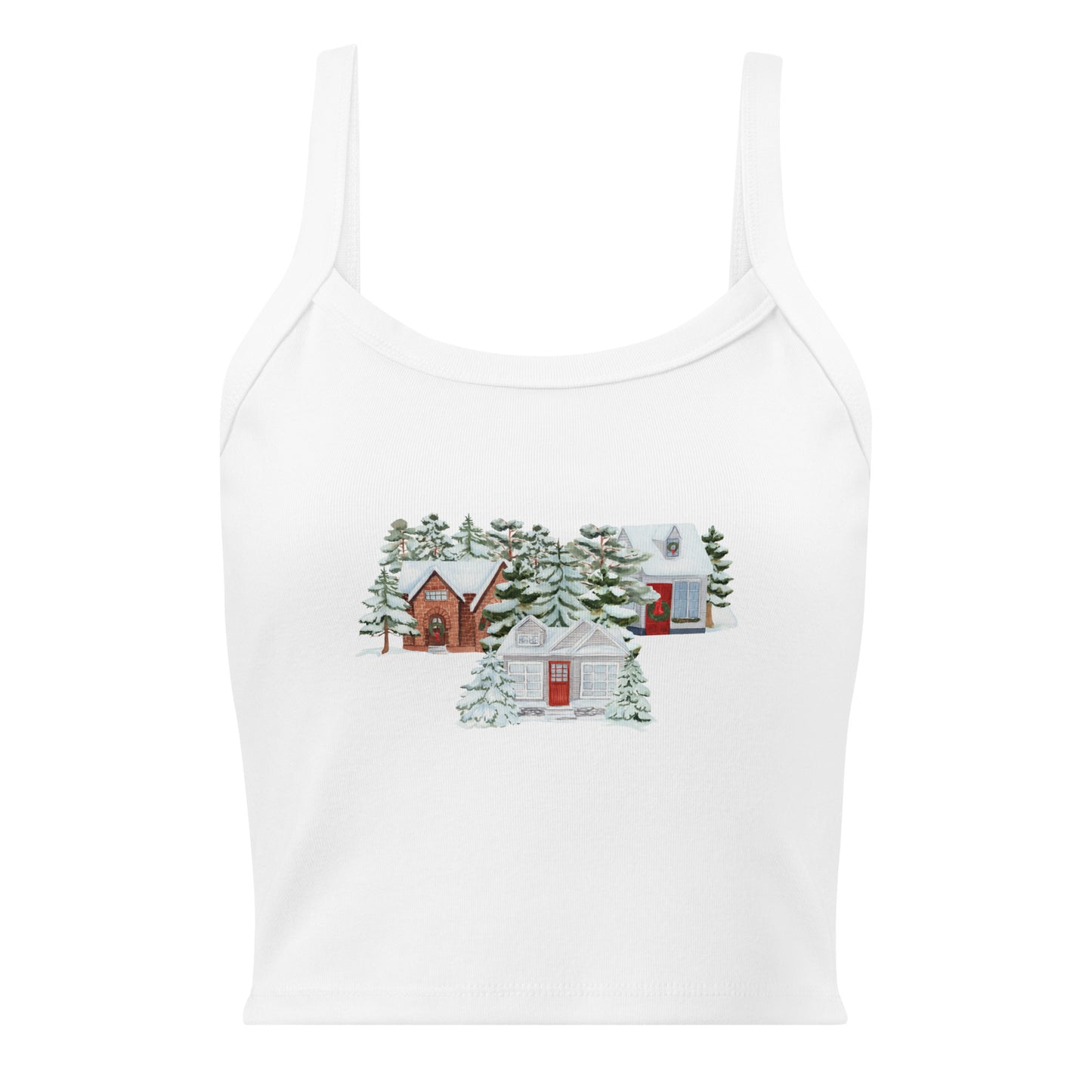 Snow Falls Women’s Micro-Rib Tank Top