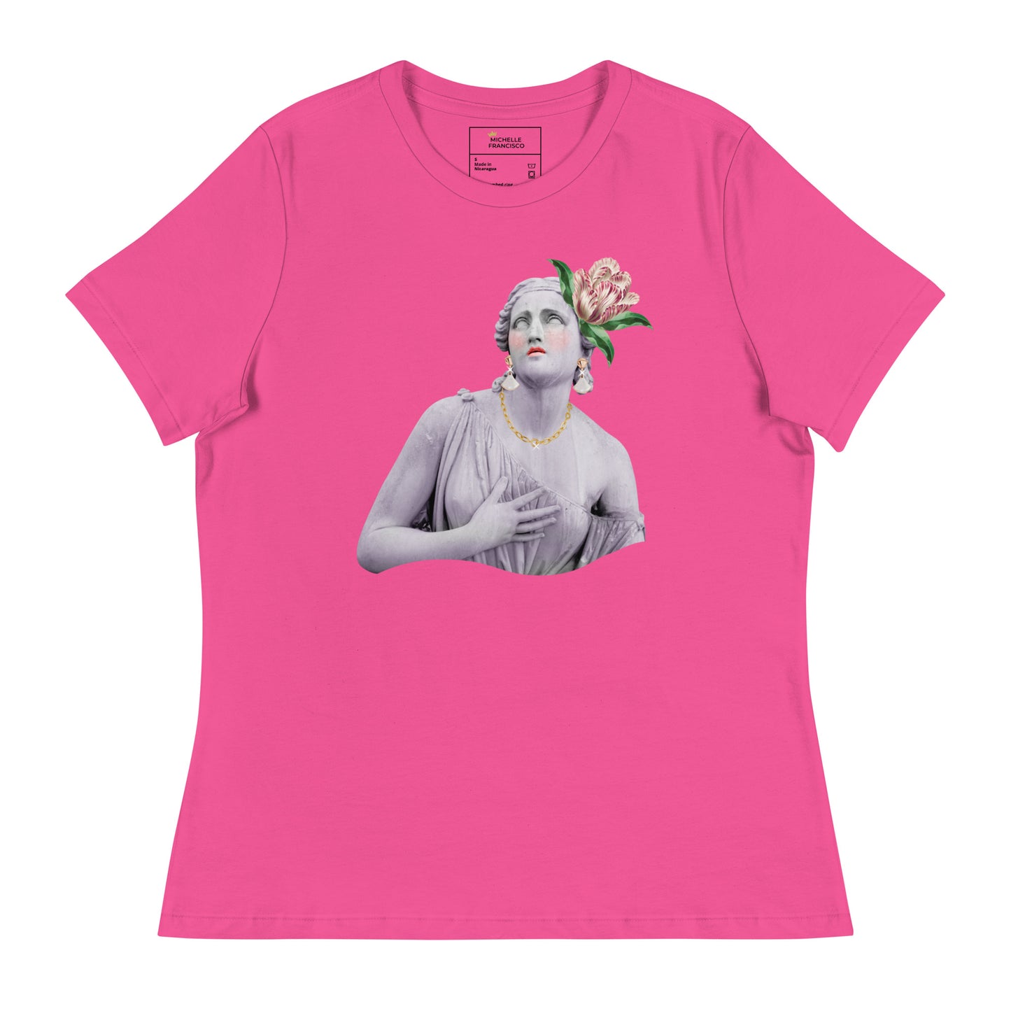 Roman Sculpture of a Woman Relaxed T-Shirt