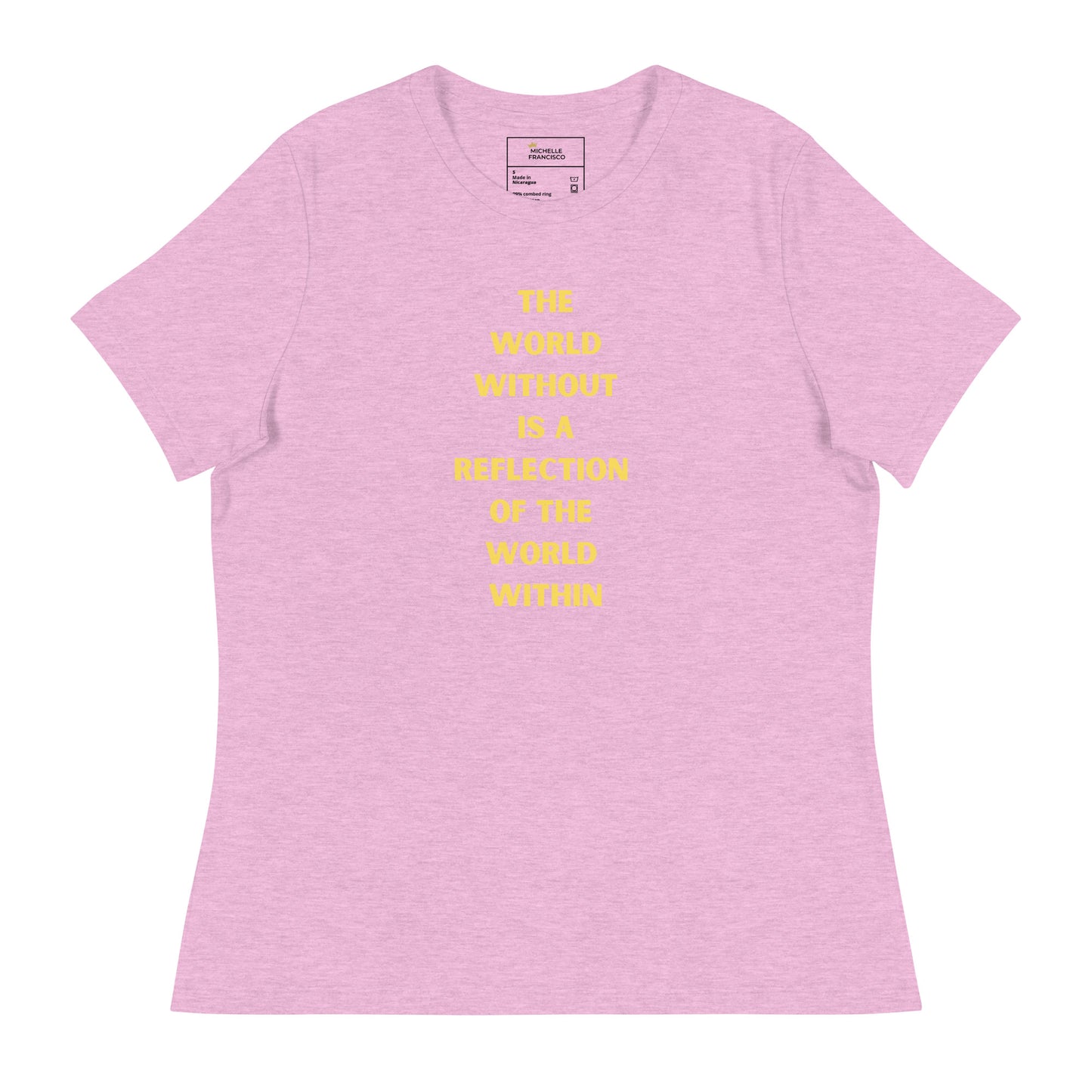 The World Within Lilac Relaxed T-Shirt