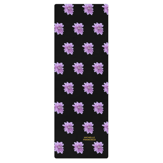 Bloom Black Yoga Mat