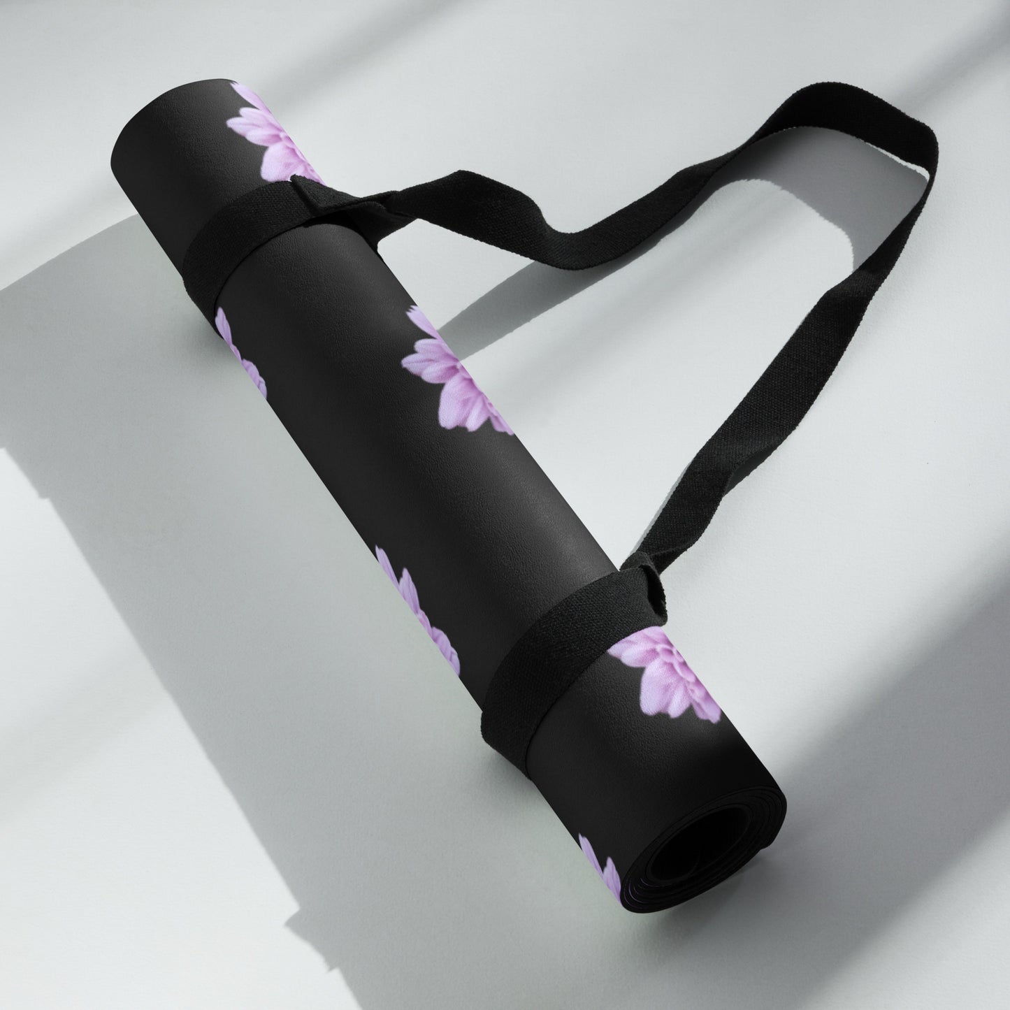 Bloom Black Yoga Mat