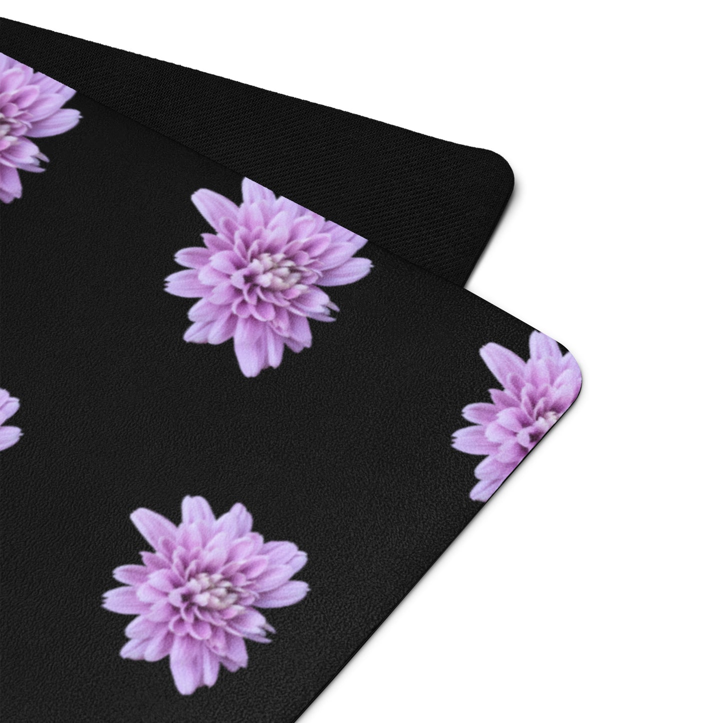 Bloom Black Yoga Mat