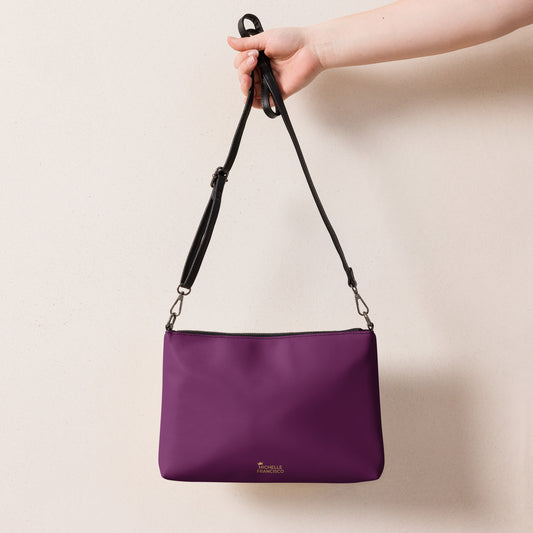 Tyrian Purple Crossbody Bag