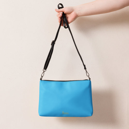 Deep Sky Blue Crossbody Bag