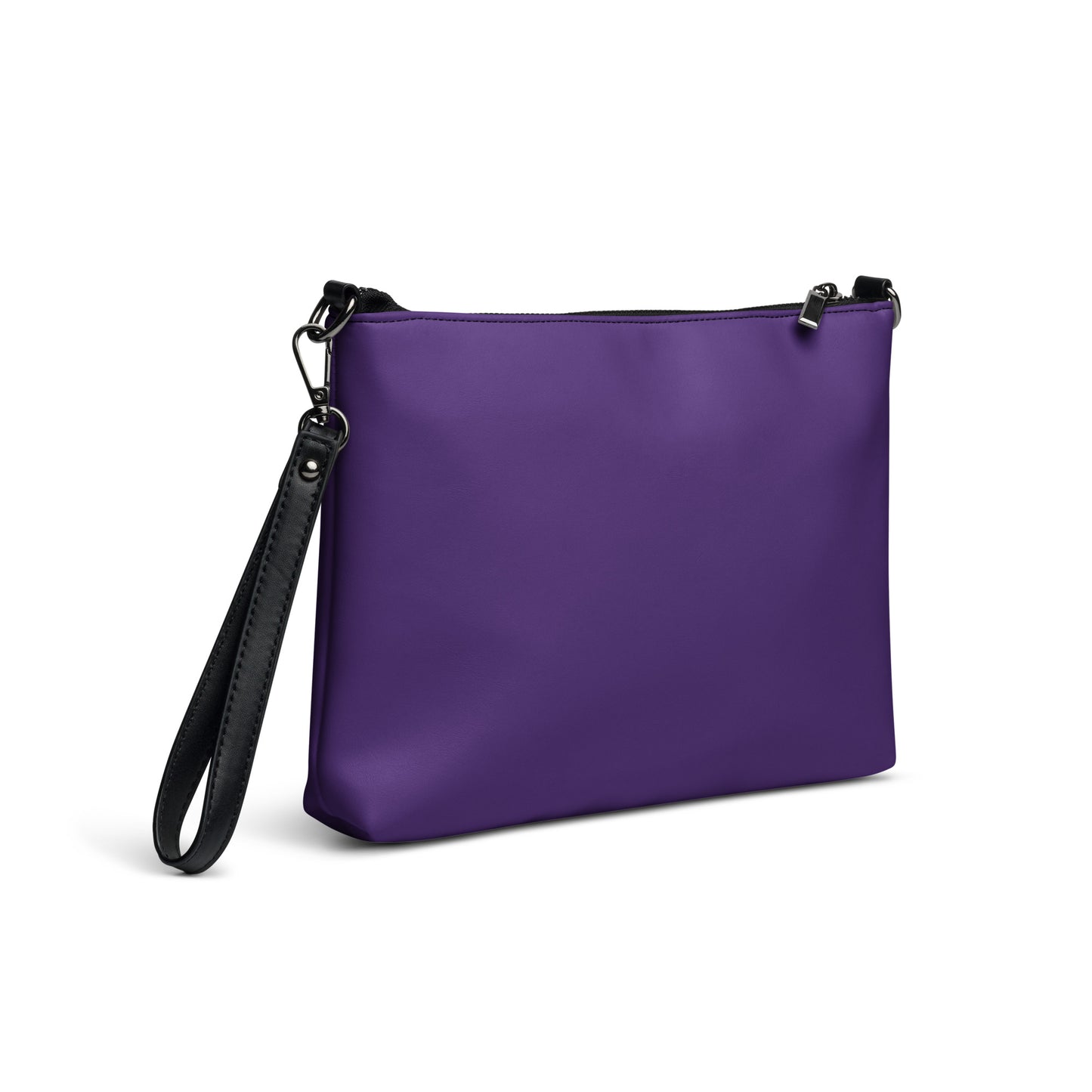Purple Flower Crossbody Bag