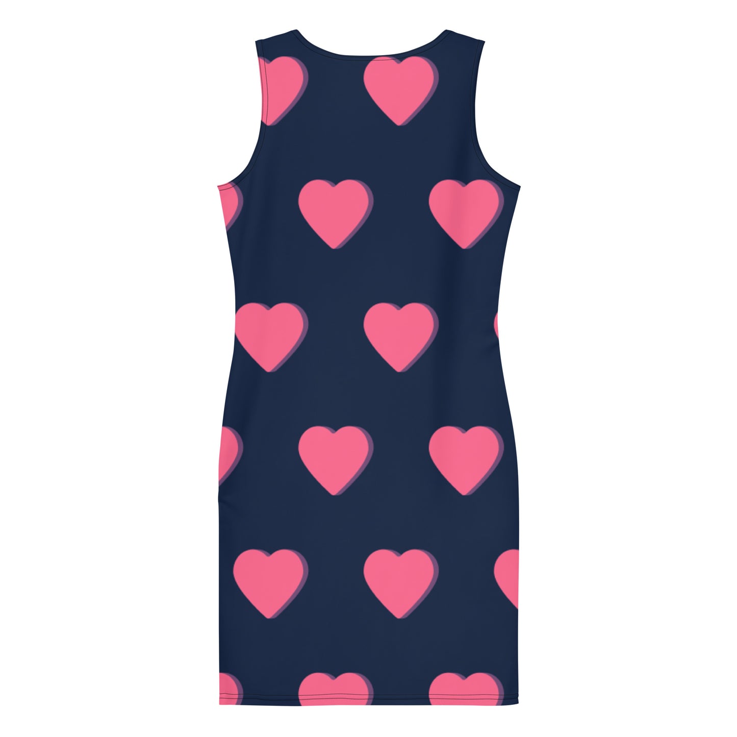 Pink Hearts Mini Dress