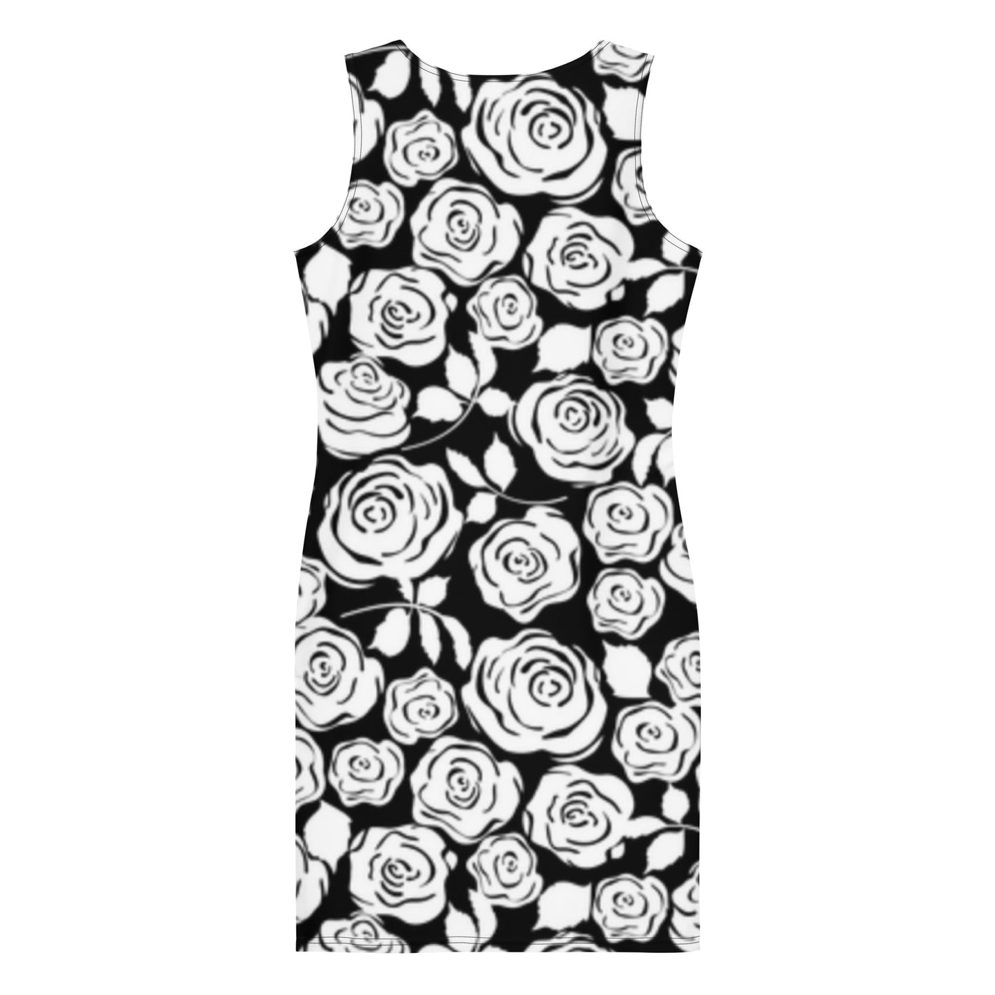 White Roses Mini Dress
