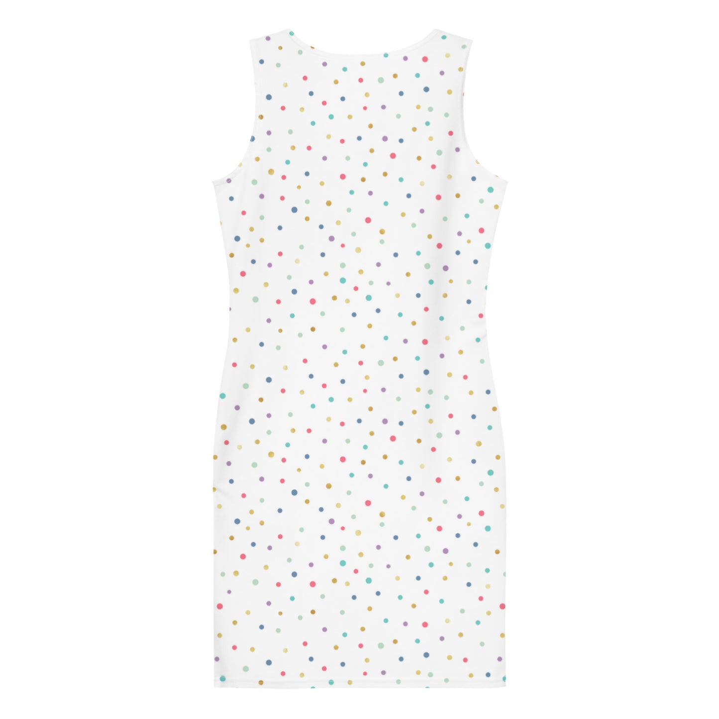 Rainbow Polka Mini Dress