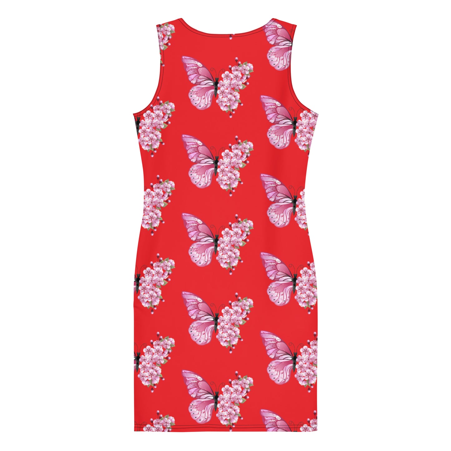 The Pink Butterfly Mini Dress