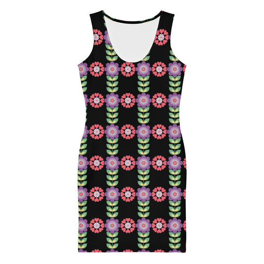 Flowers Please Mini Dress - Michelle Francisco