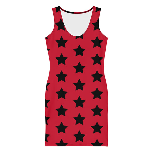 Black Star Mini Dress