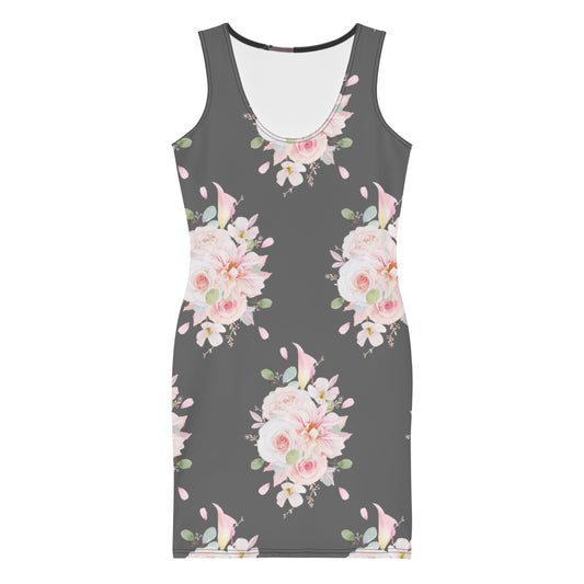 Concrete Flowers Mini Dress