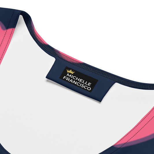 Pink Hearts Mini Dress - Michelle Francisco