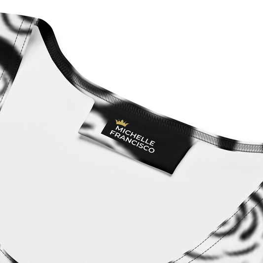 White Roses Mini Dress - Michelle Francisco