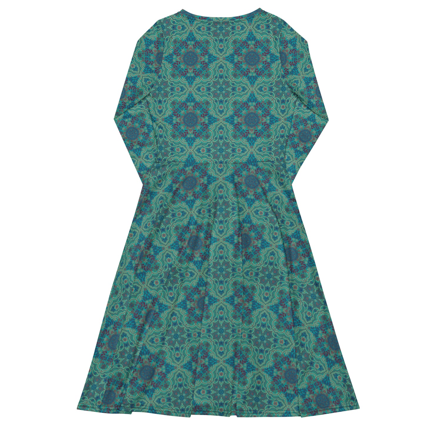 Princess Long Sleeve Midi Dress