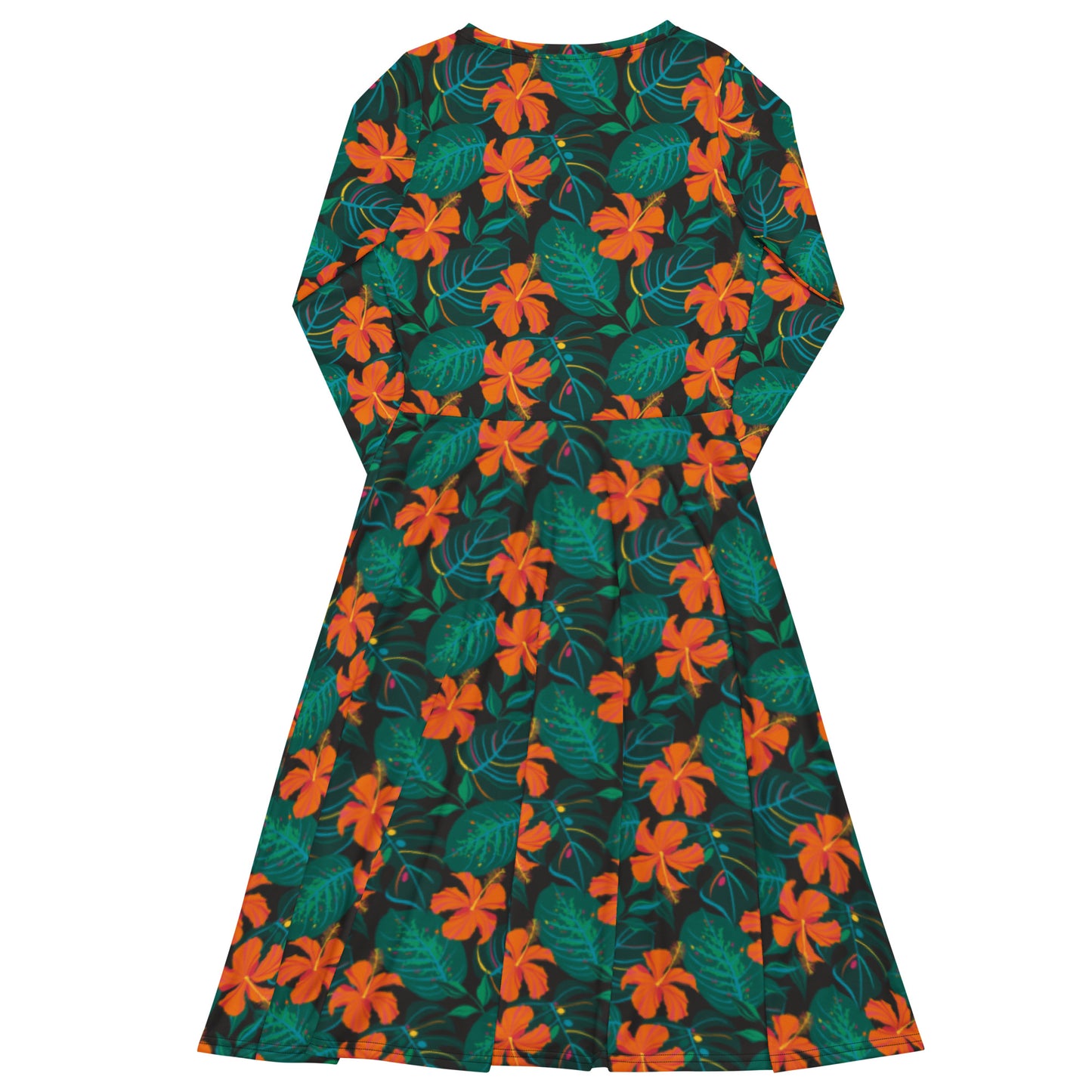 Happy Plant Lady Long Sleeve Midi Dress