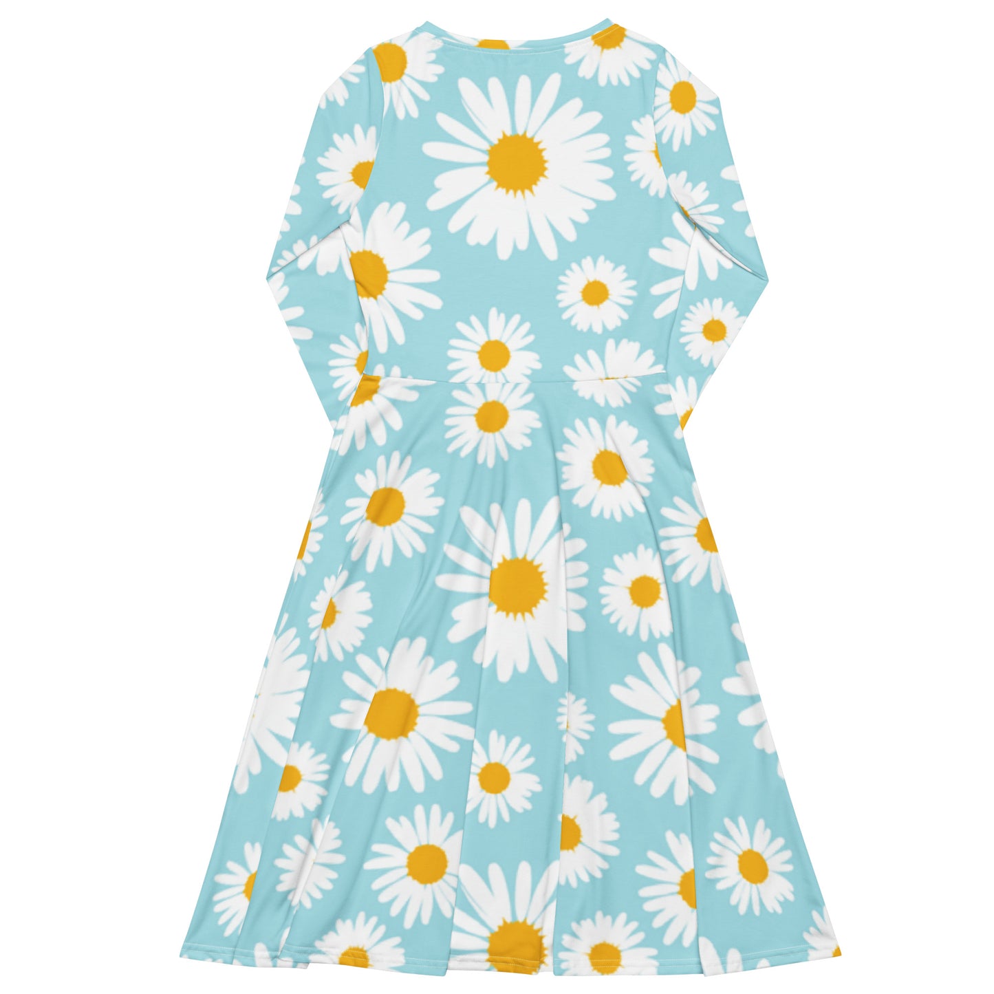 Spring Long Sleeve Midi Dress