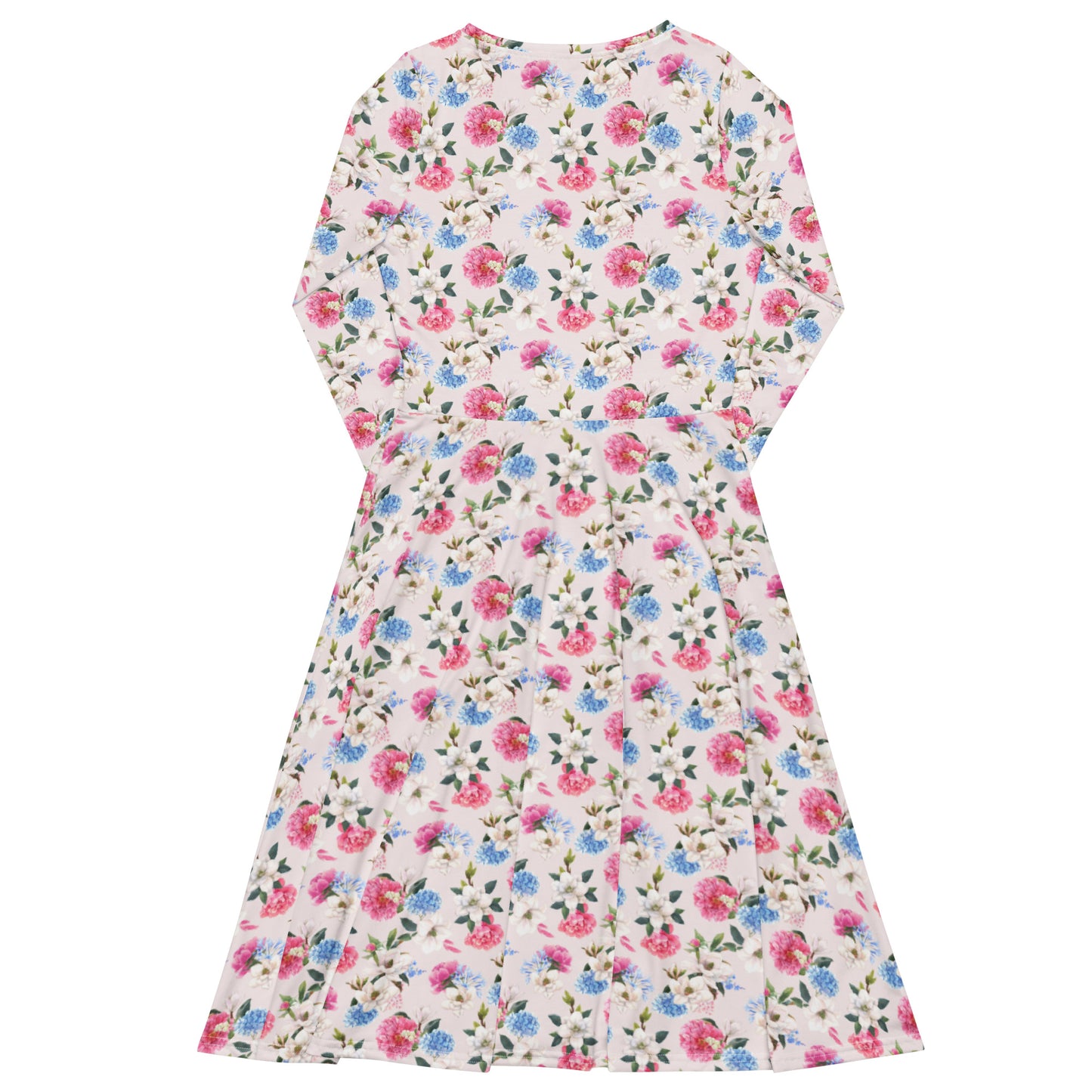 Smell The Flowers Long Sleeve Midi Dress