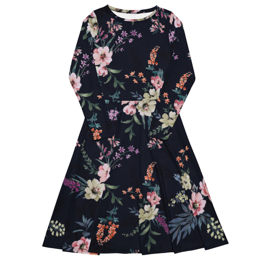 Still Your Best Long Sleeve Midi Dress - Michelle Francisco