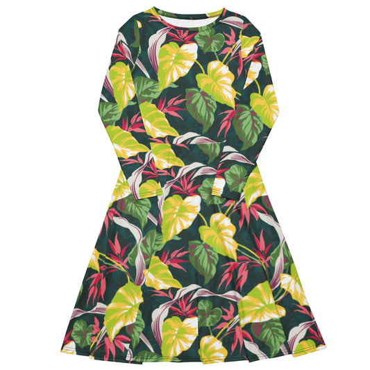 Garden Fairy Long Sleeve Midi Dress - Michelle Francisco