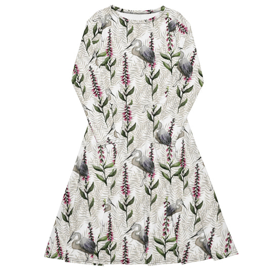 Who Me? Long Sleeve Midi Dress - Michelle Francisco