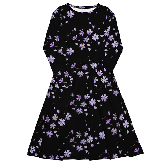 Goddess Long Sleeve Midi Dress