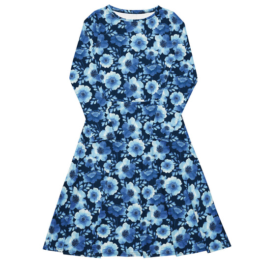 Divine Long Sleeve Midi Dress