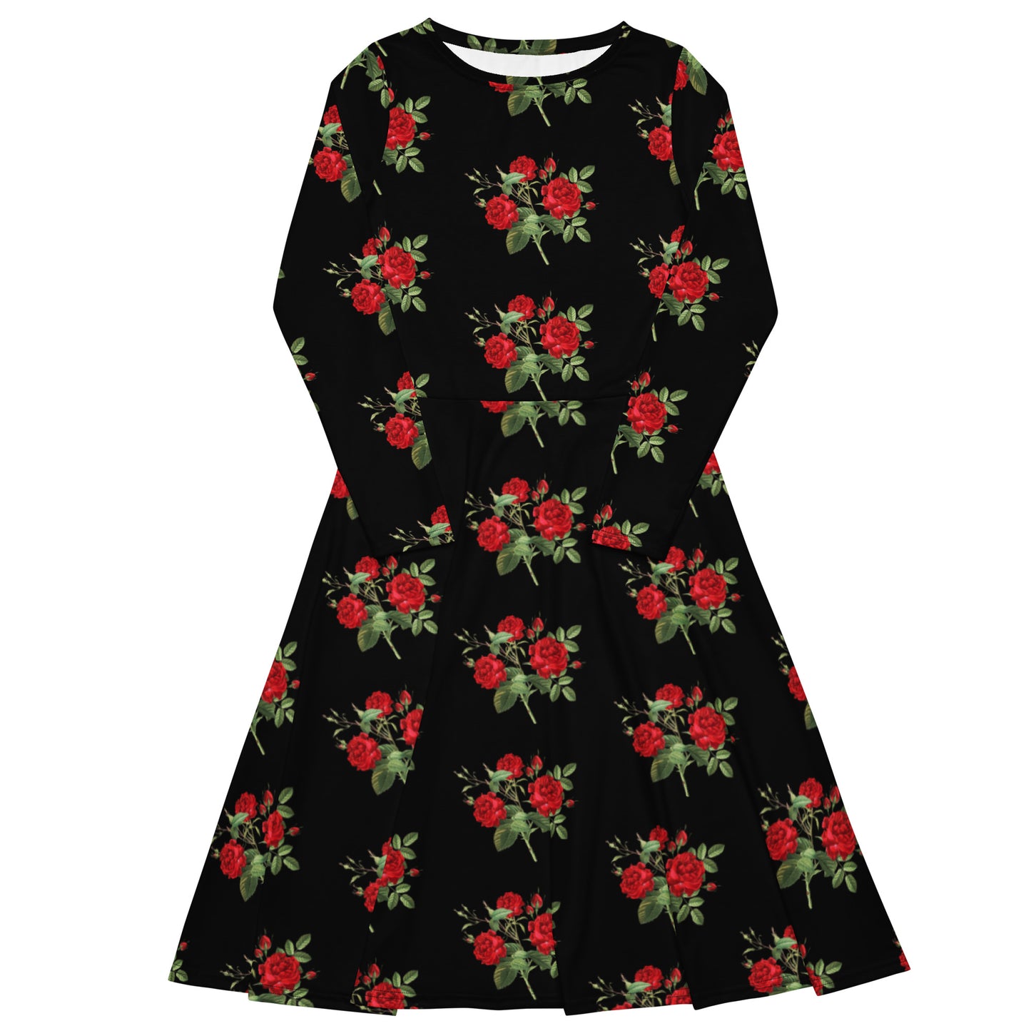 Sacred Long Sleeve Midi Dress