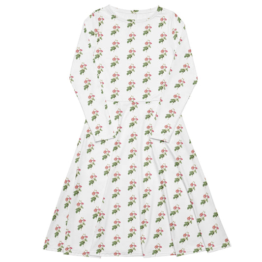 Endless Fun Long Sleeve Midi Dress