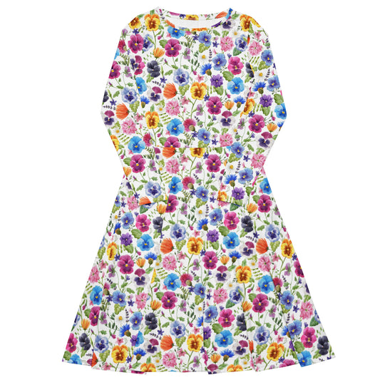 Mystery Long Sleeve Midi Dress