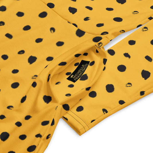 Whole Long Sleeve Midi Dress