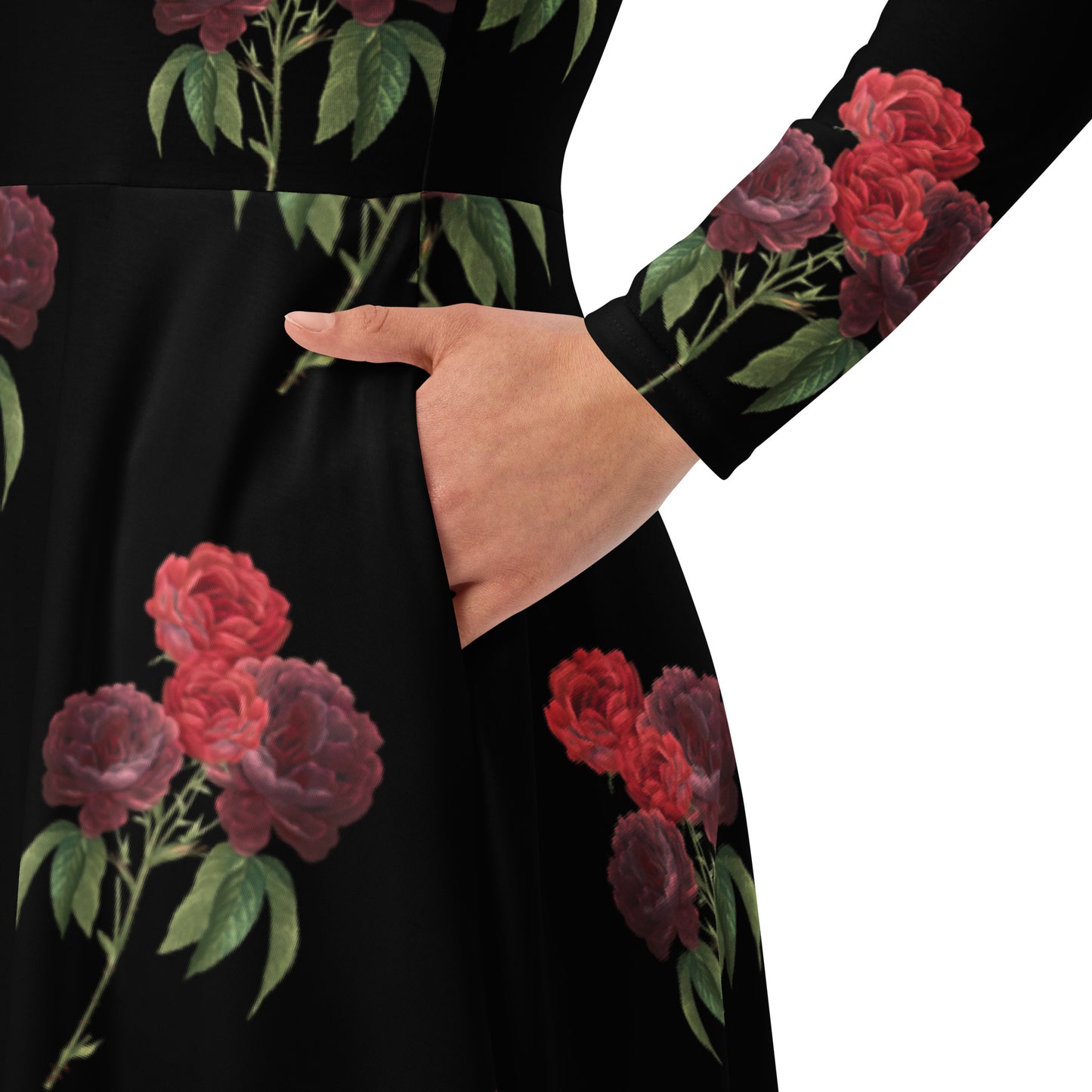 Freedom Long Sleeve Midi Dress