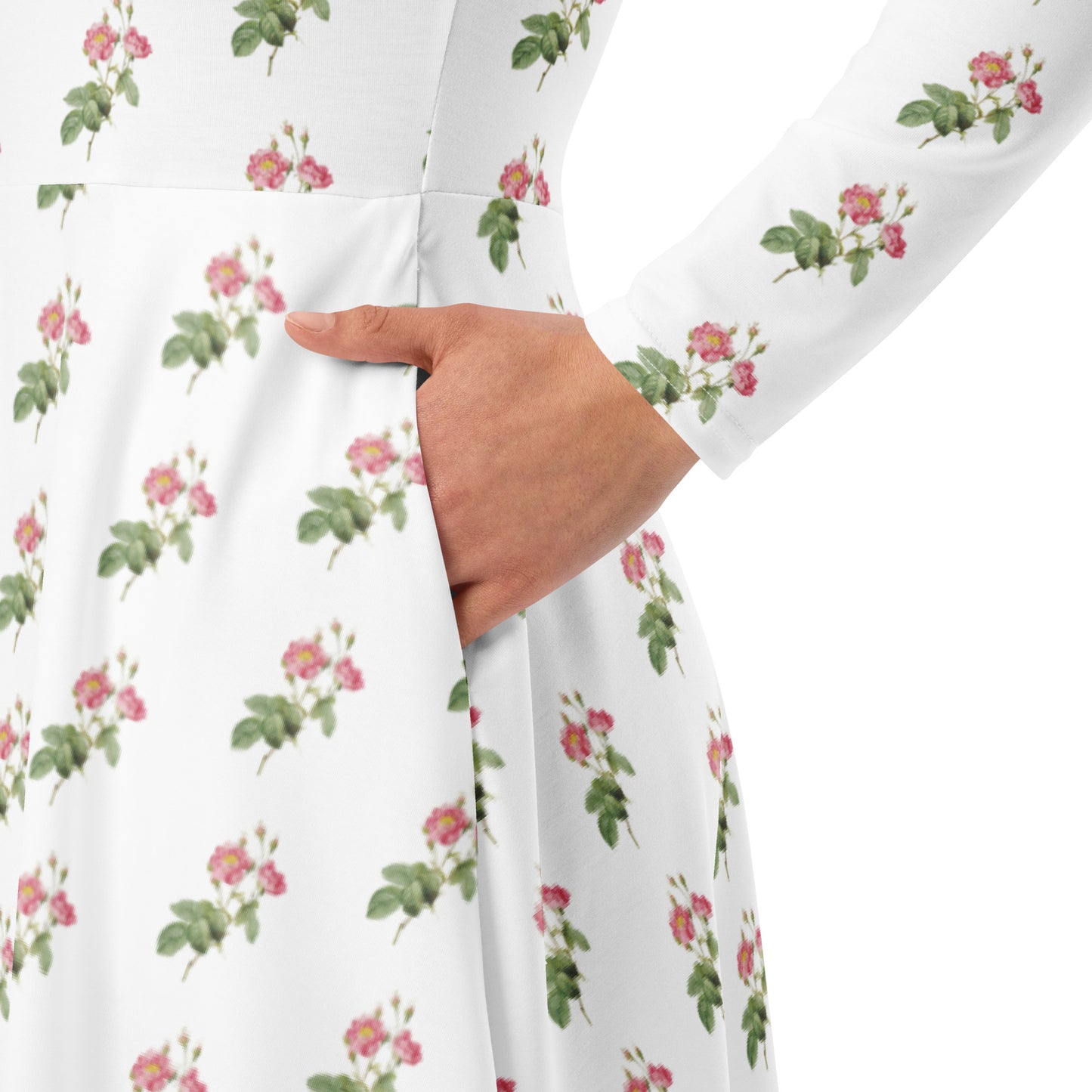 Endless Fun Long Sleeve Midi Dress