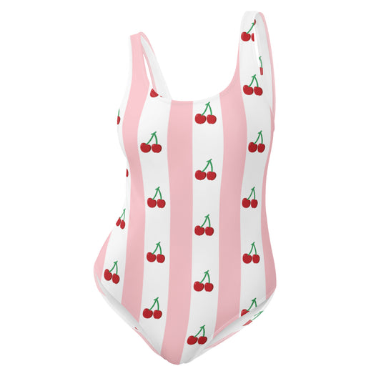 Cherry One-Piece Swimsuit - Michelle Francisco