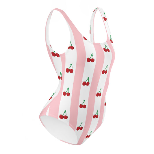 Cherry One-Piece Swimsuit - Michelle Francisco