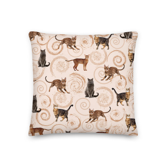 Cats Premium Pillow