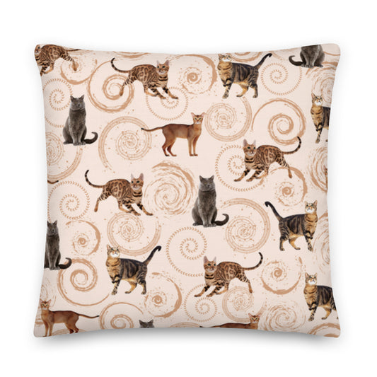 Cats Premium Pillow