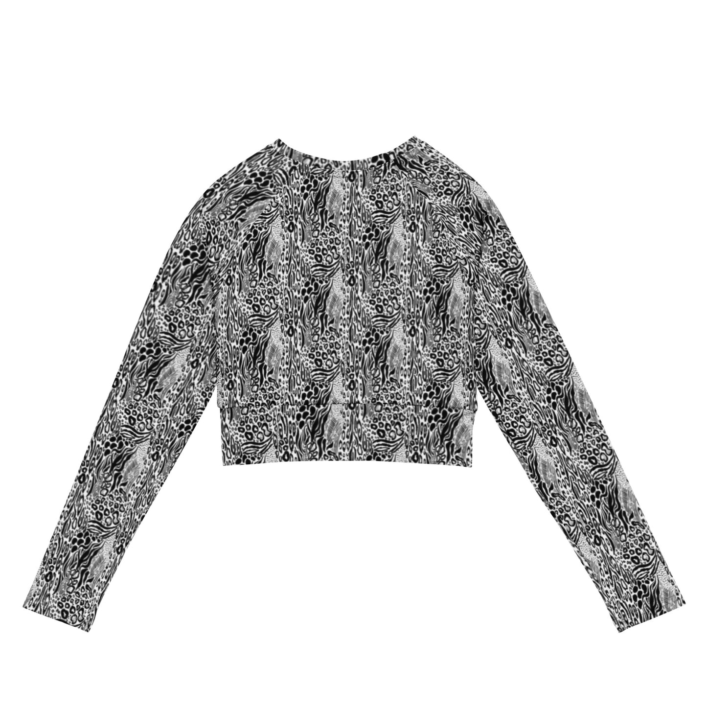 She's Busy Long-sleeve Crop Top