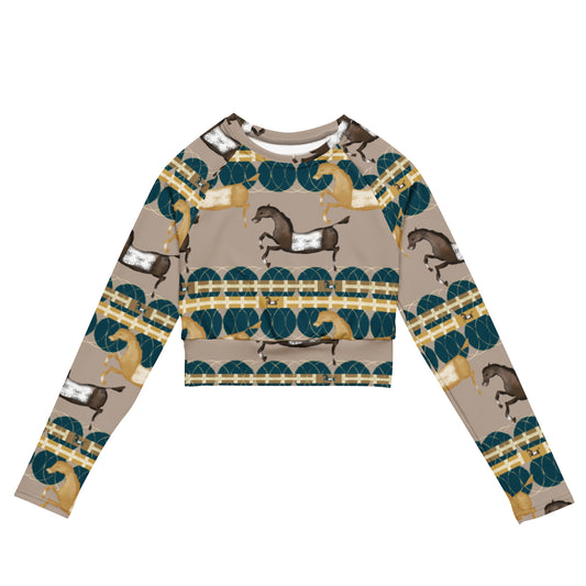 Come My Way Long-sleeve Crop Top - Michelle Francisco