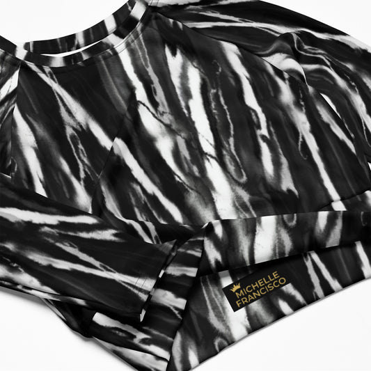 Out Of Mind Long-sleeve Crop Top - Michelle Francisco