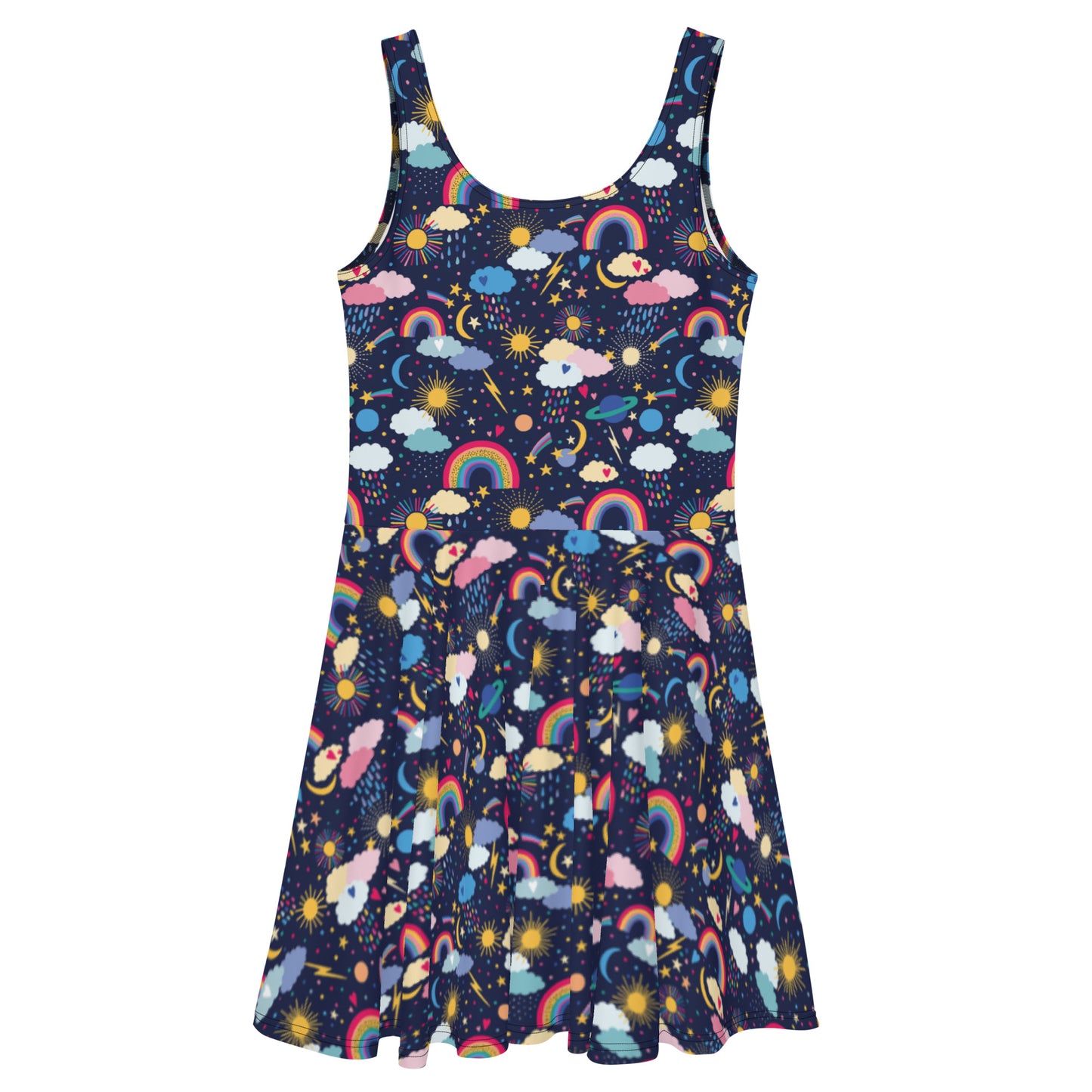 Rainbow Bright Skater Dress