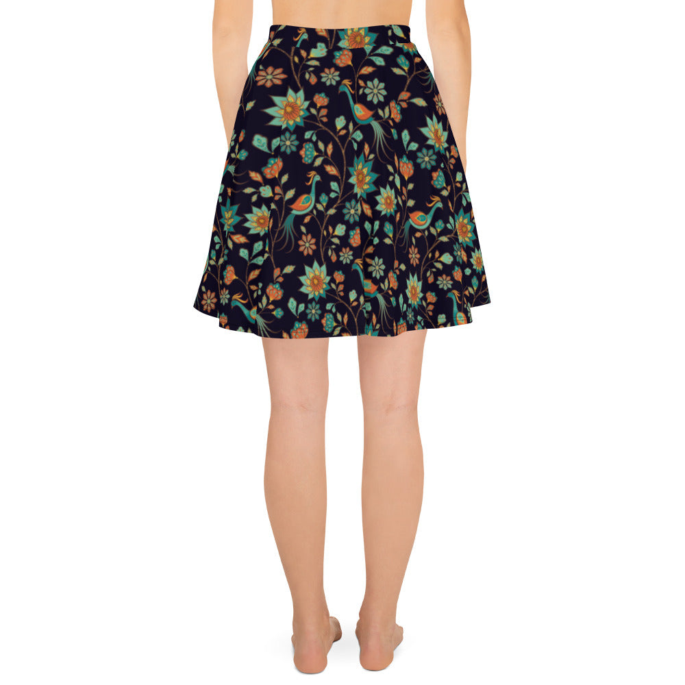 Peacock Skater Skirt - Michelle Francisco