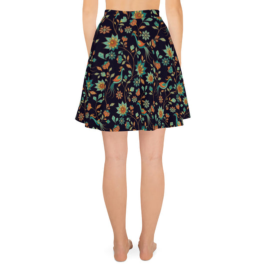 Peacock Skater Skirt - Michelle Francisco
