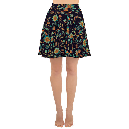 Peacock Skater Skirt - Michelle Francisco