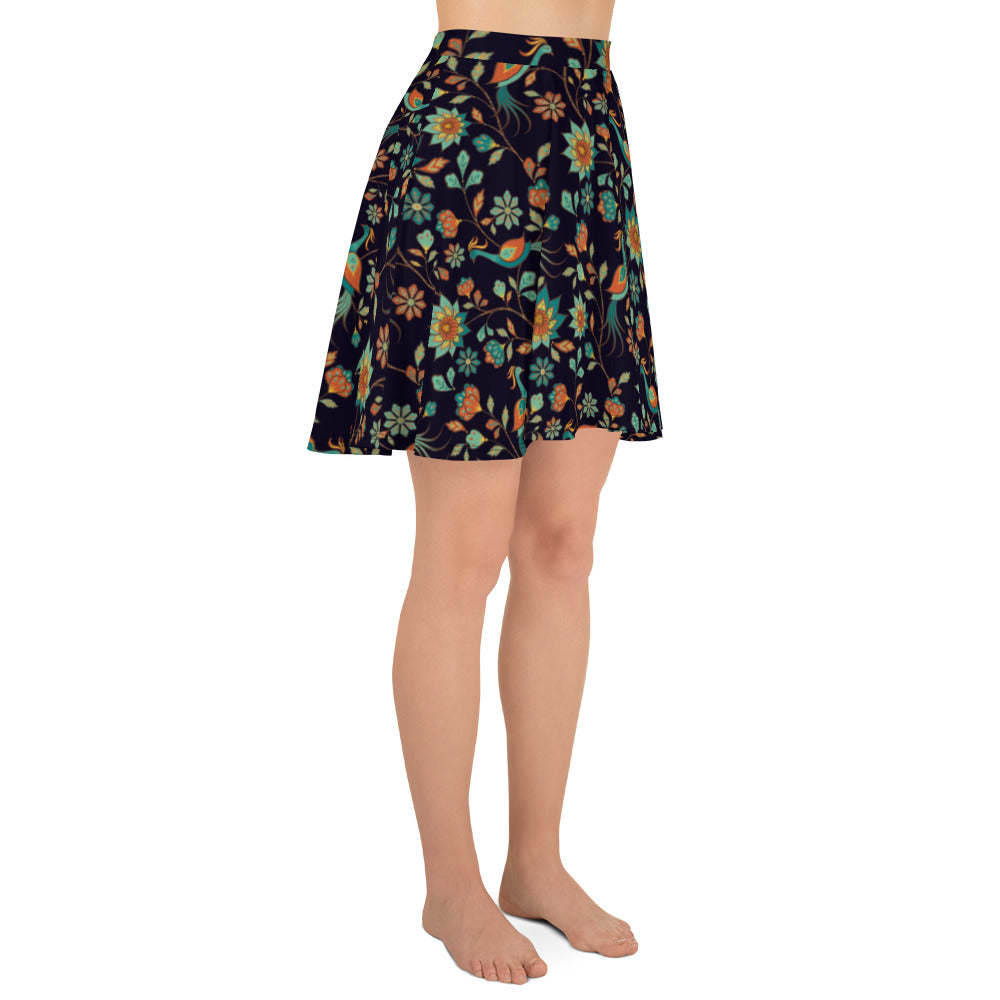 Peacock Skater Skirt - Michelle Francisco