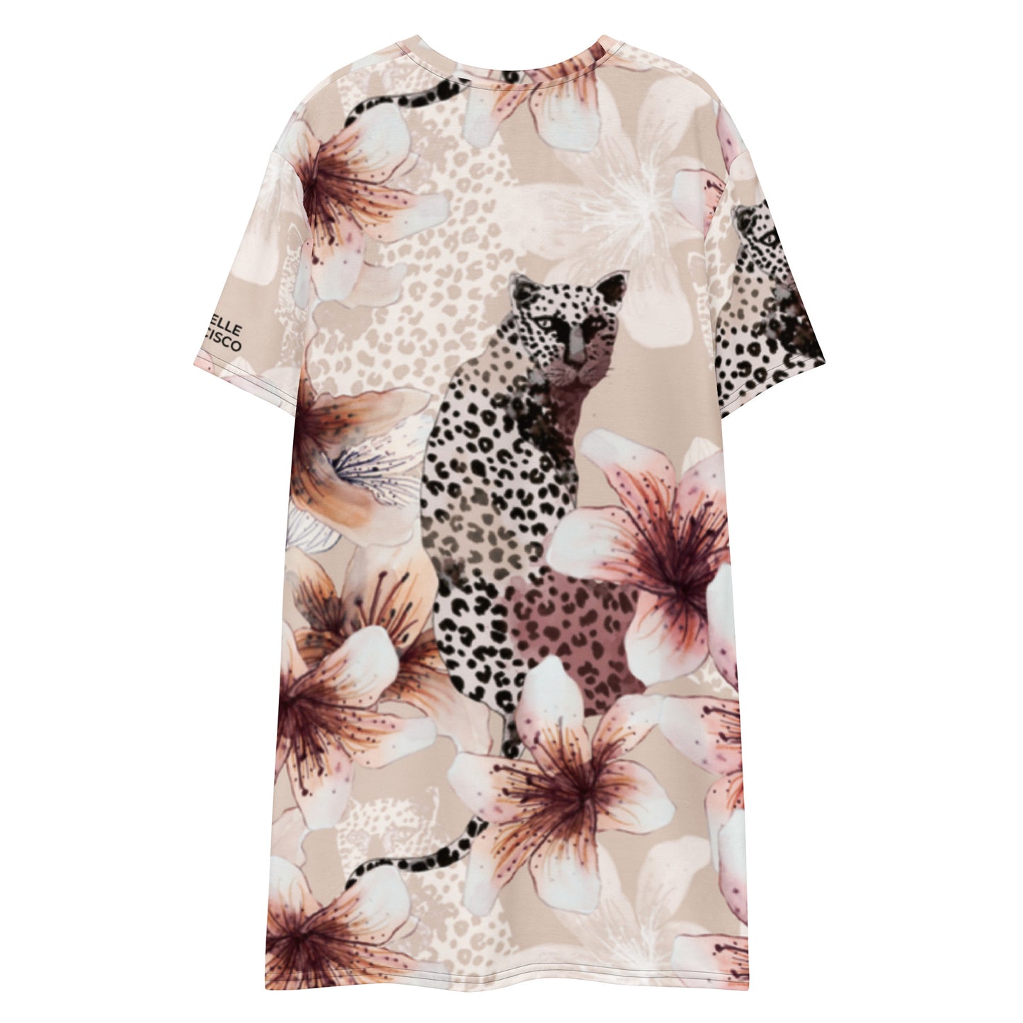 Leopard T-shirt Dress