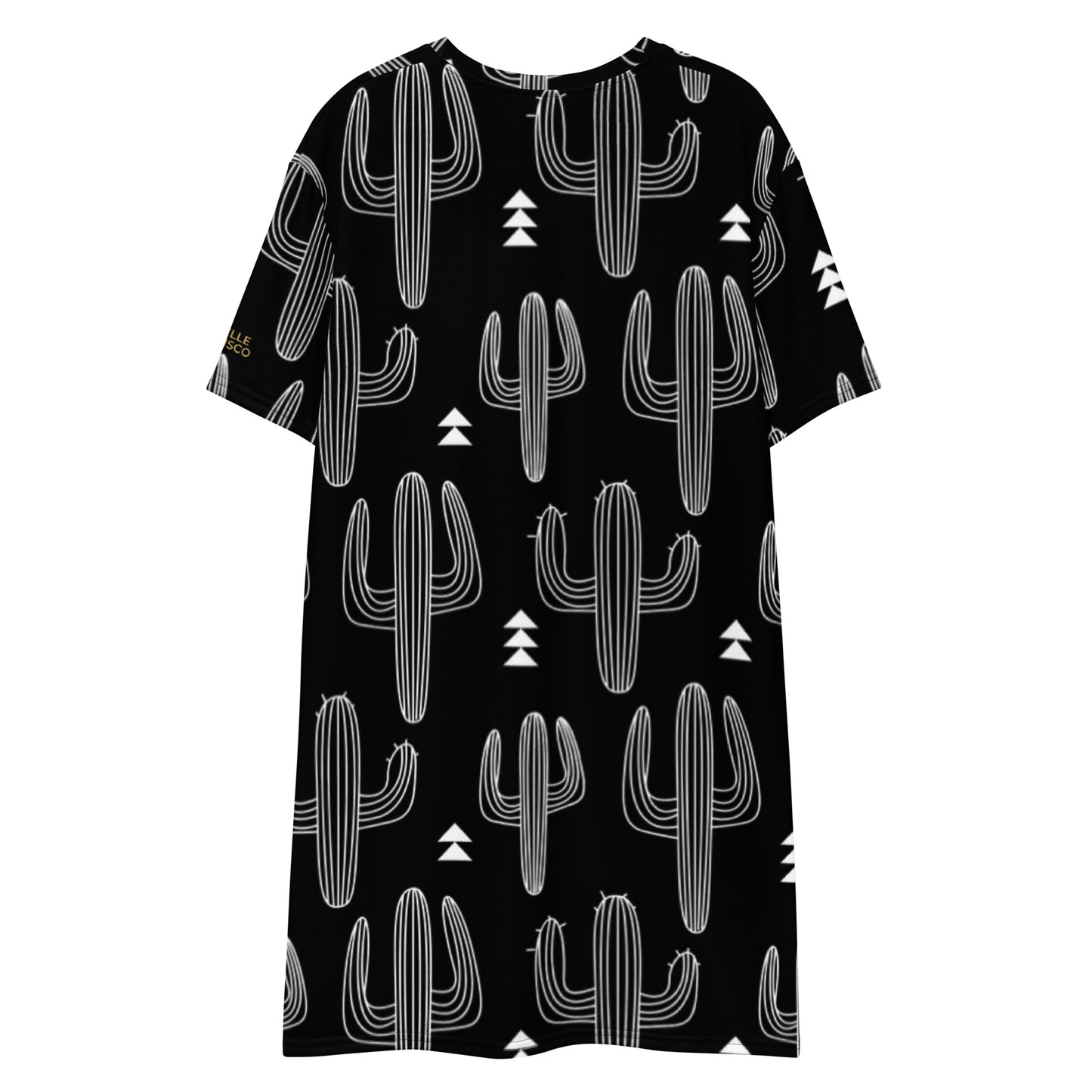 Black Cactus T-shirt Dress