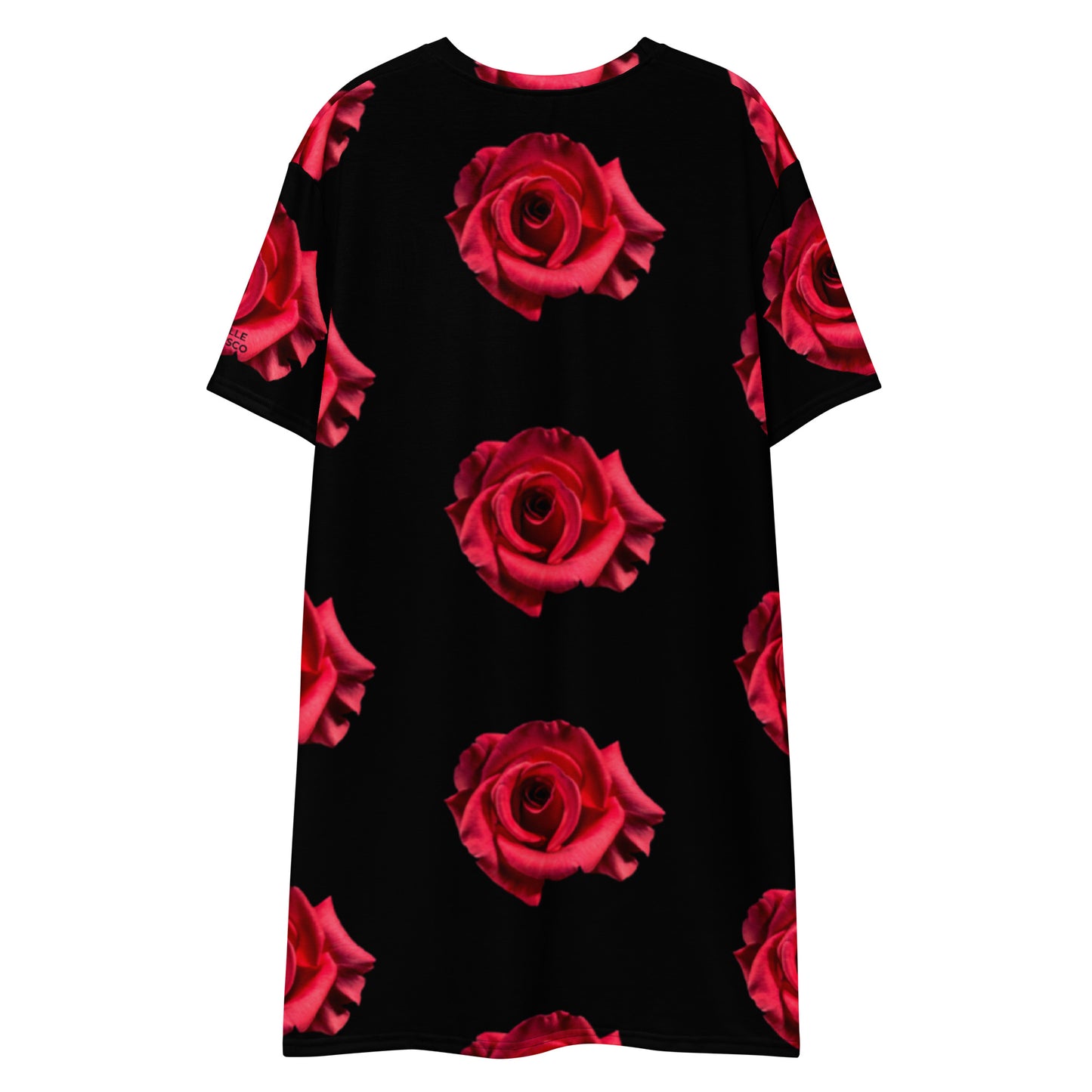 Red Roses T-shirt Dress